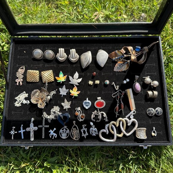 247 grams of Sterling Silver Jewelry Lot - Picture 1 of 10